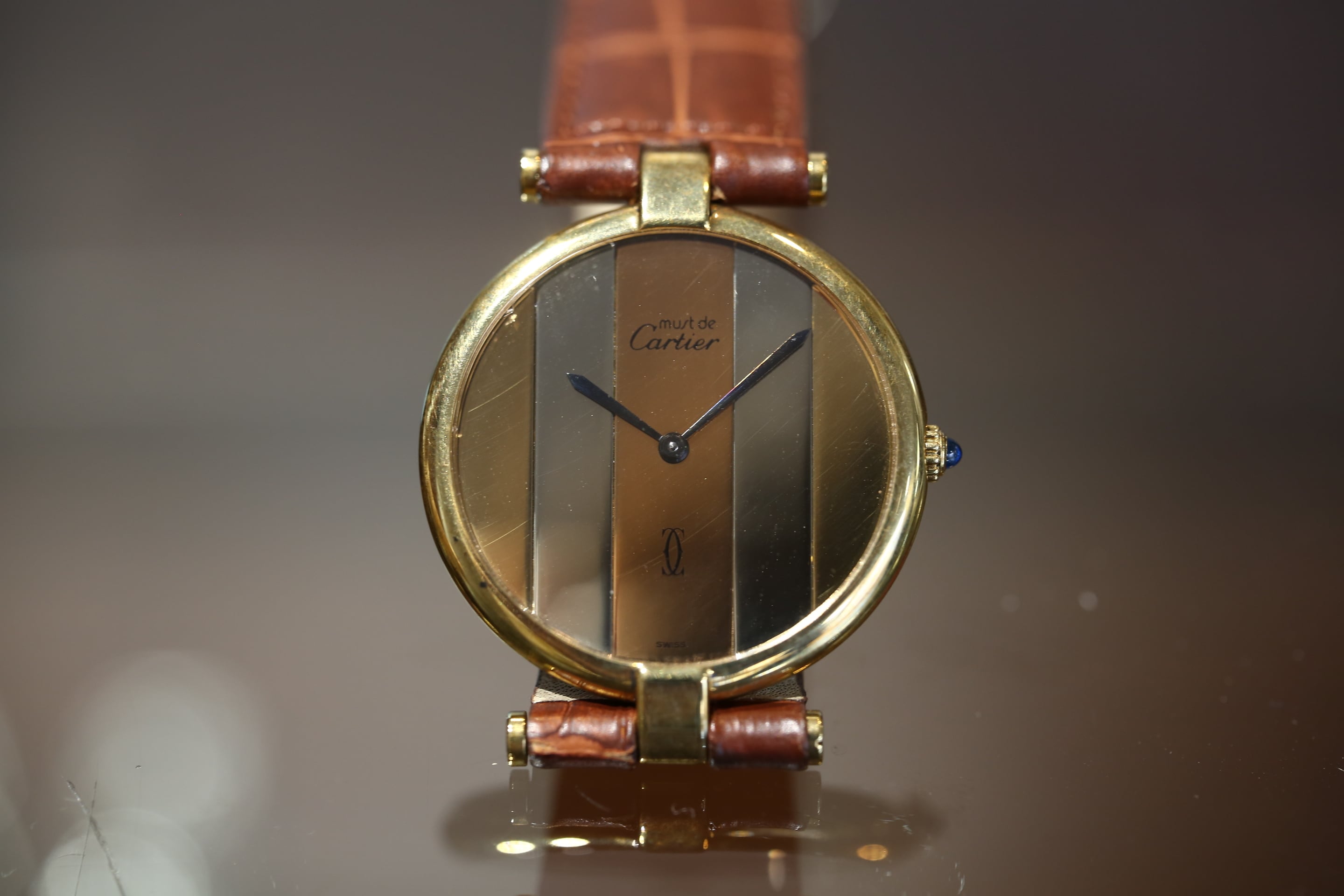 Cartier】1980's カルティエ ヴァンドーム ヴェルメイユ クォーツ