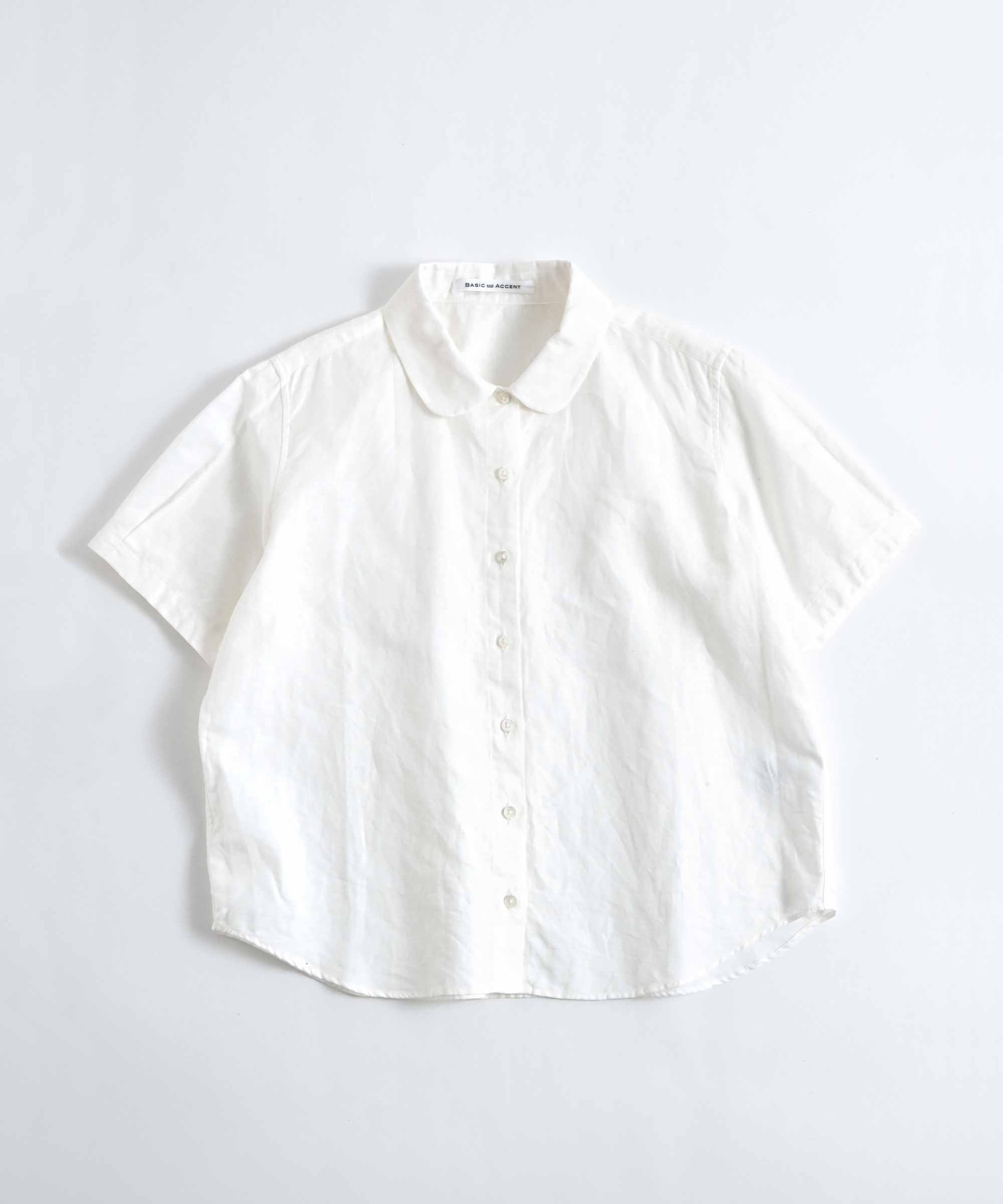 リネンコットンスラブ 丸衿ブラウス 半袖 – BASIC AND ACCENT ONLINE STORE