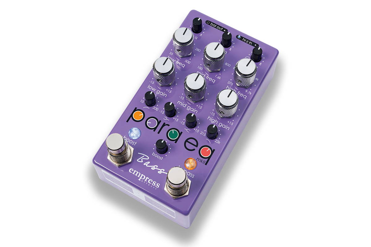 新製品レビュー】Empress Effects／Bass ParaEQ〜ベース用パライコの