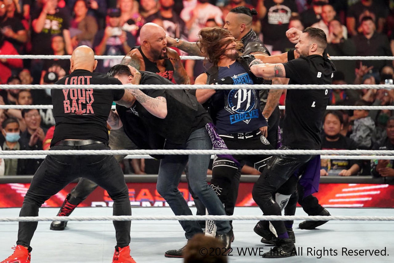 WWE AJスタイルズ & アンダーソン & ギャローズ フィギュア 3体セット