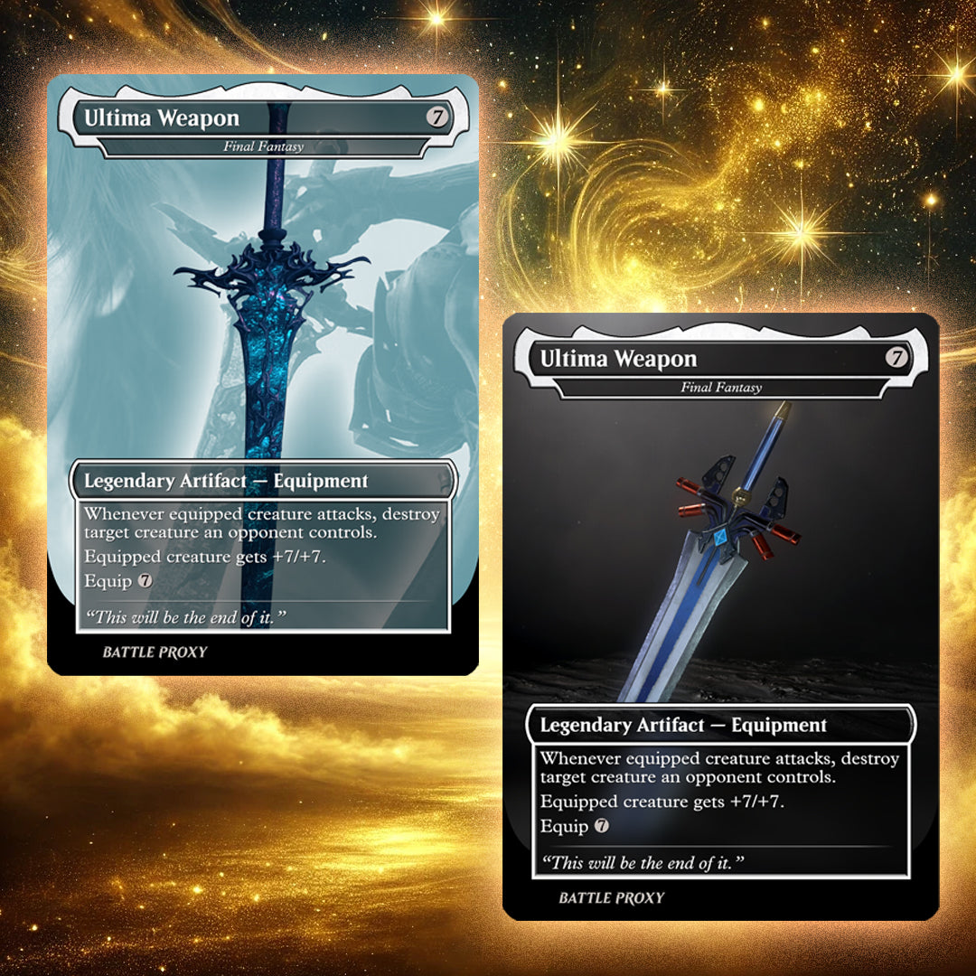 MTG Custom Proxy - Ultima Weapon – Final Fantasy – Battle Proxy