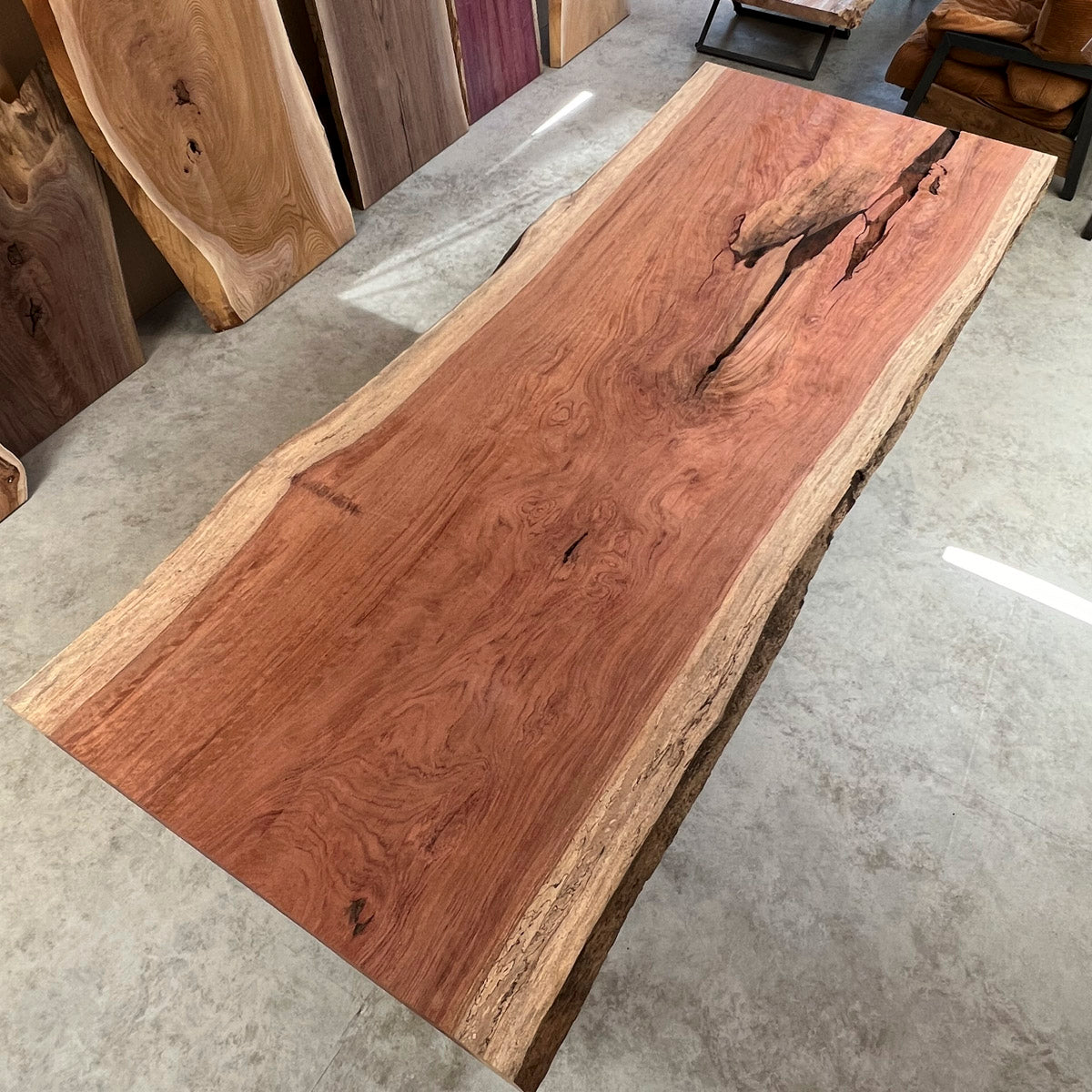 セール15%オフ】無垢一枚板 ブビンガ《B348》W3100/未仕上げ品