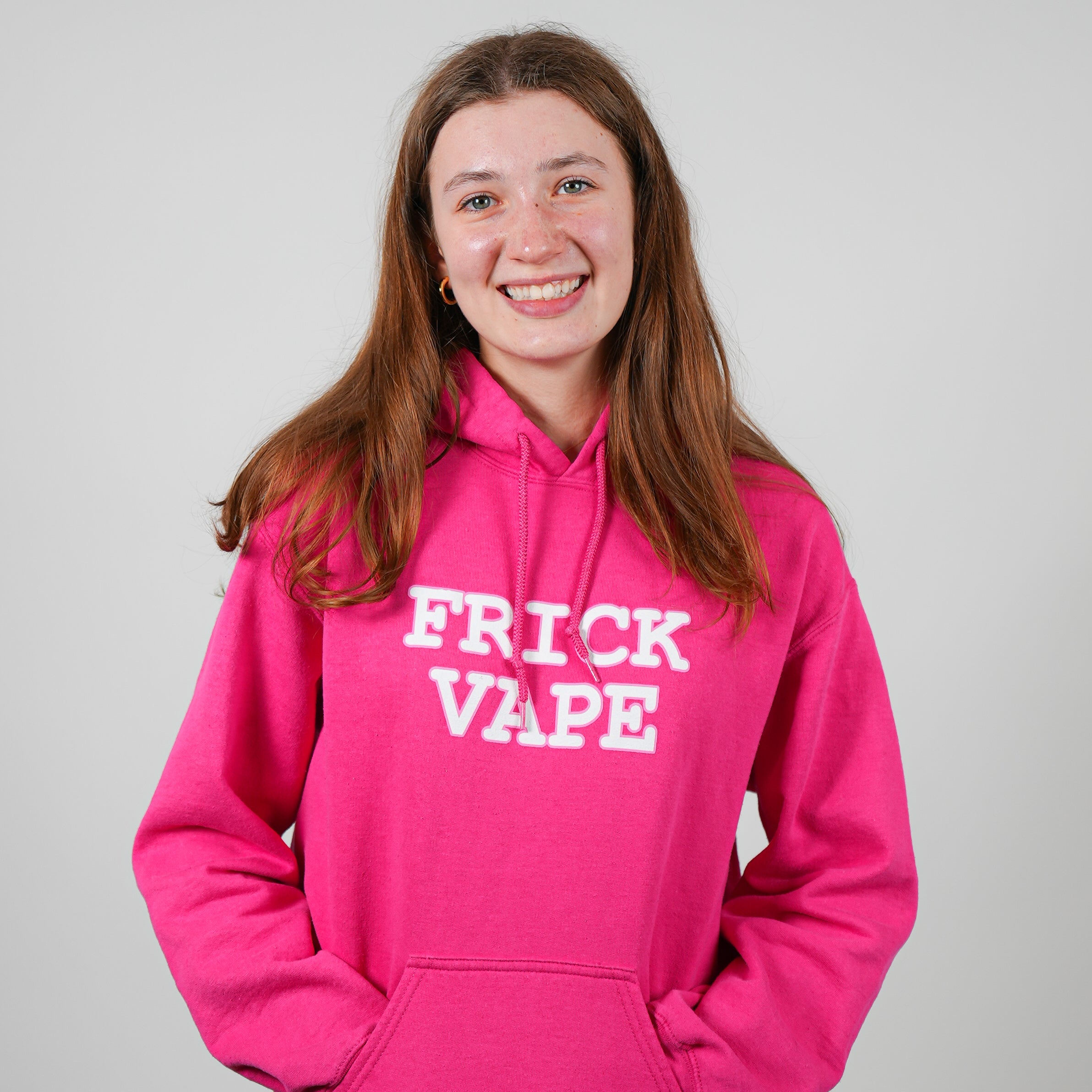 Girls Frick Vape Pink Hoodie – BAYLEN LEVINE