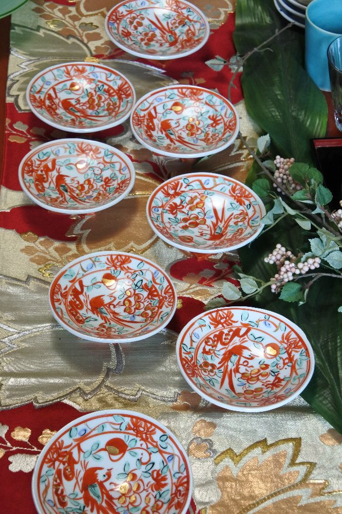 BB-IZUMI|作家ものの器-中垣連次 金彩赤絵平盃