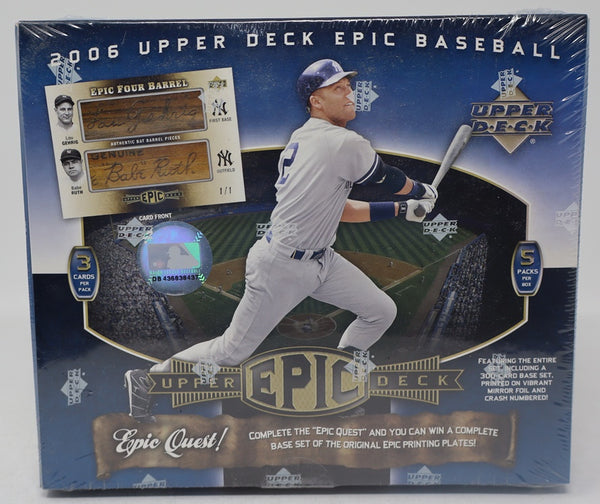 2006 Upper Deck Epic Baseball Box (Hobby) – Baseball Card Exchange