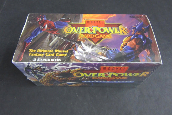 1995 Fleer Marvel Overpower Card Game Starter Deck Box – Baseball