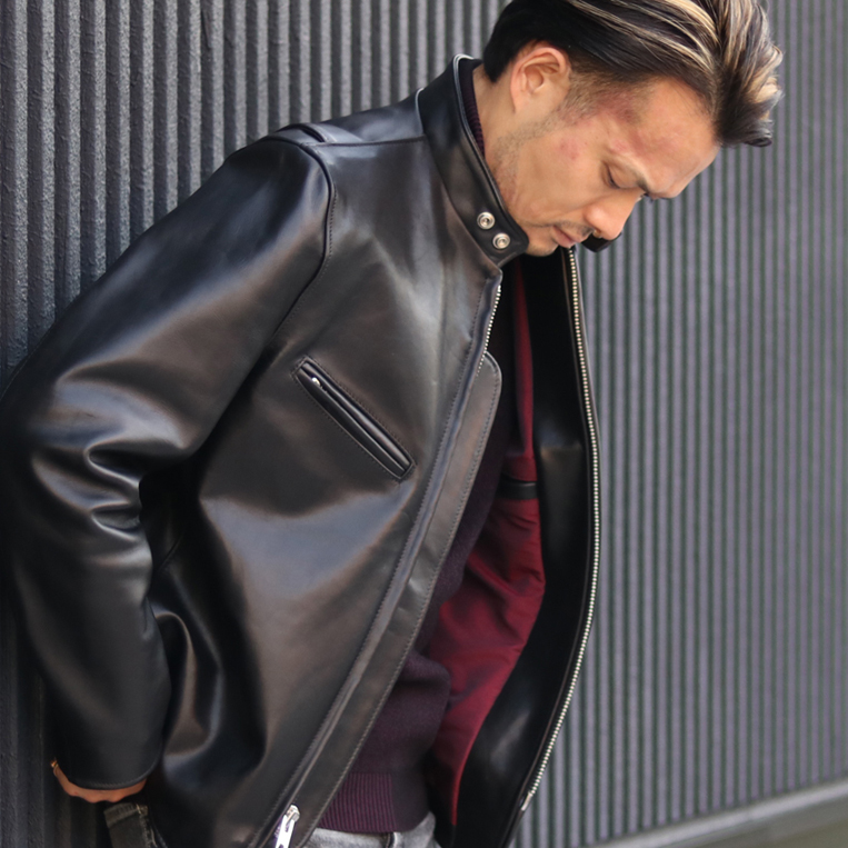 10分でできる】Schottの革ジャンを最速で柔らかくする方法｜愛知県小牧