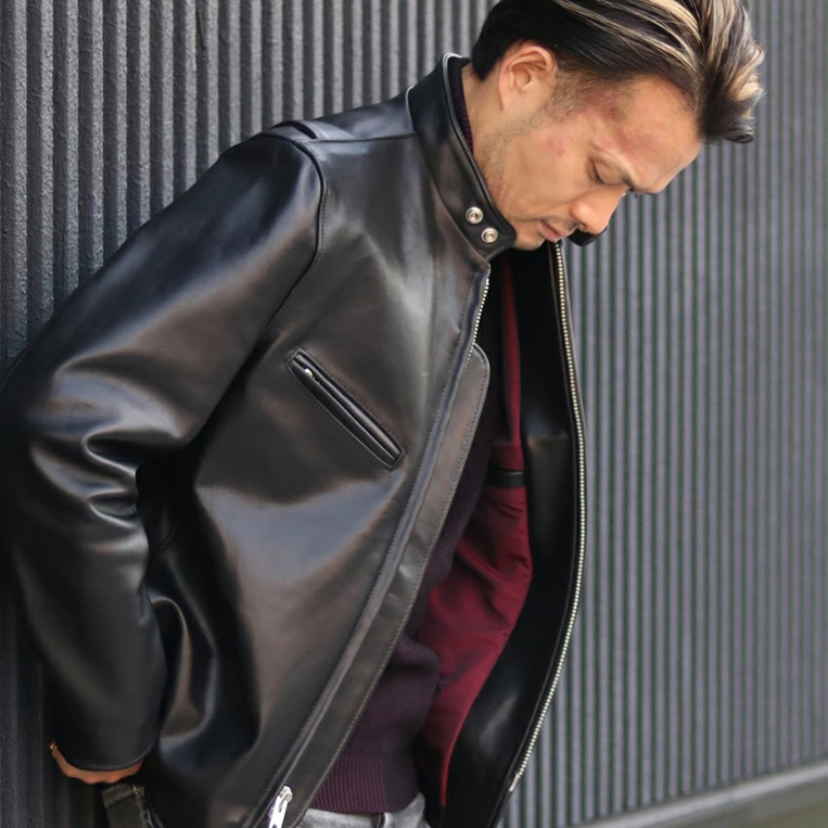 Schott/ショット「牛革の革ジャンと羊革の革ジャン」を徹底比較