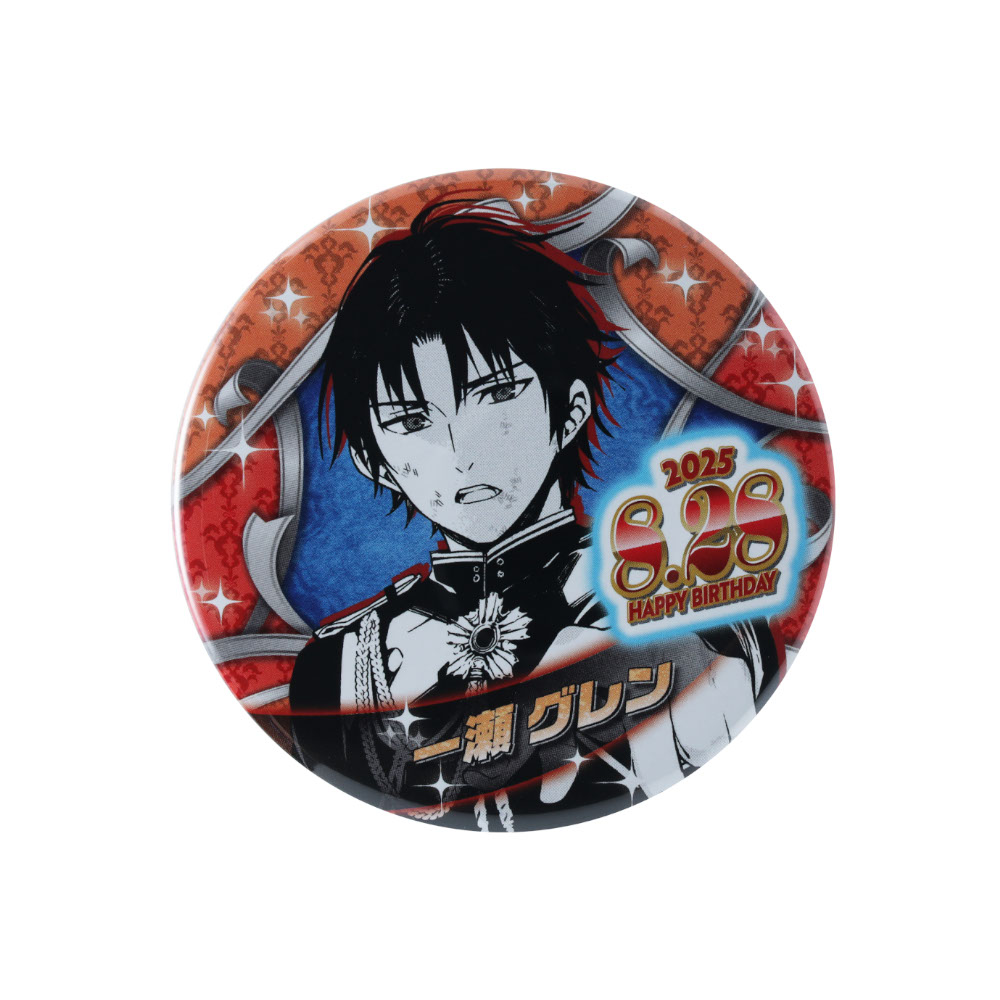 終わりのセラフ パール紙缶バッチ 深夜 終わりのセラフパール紙缶