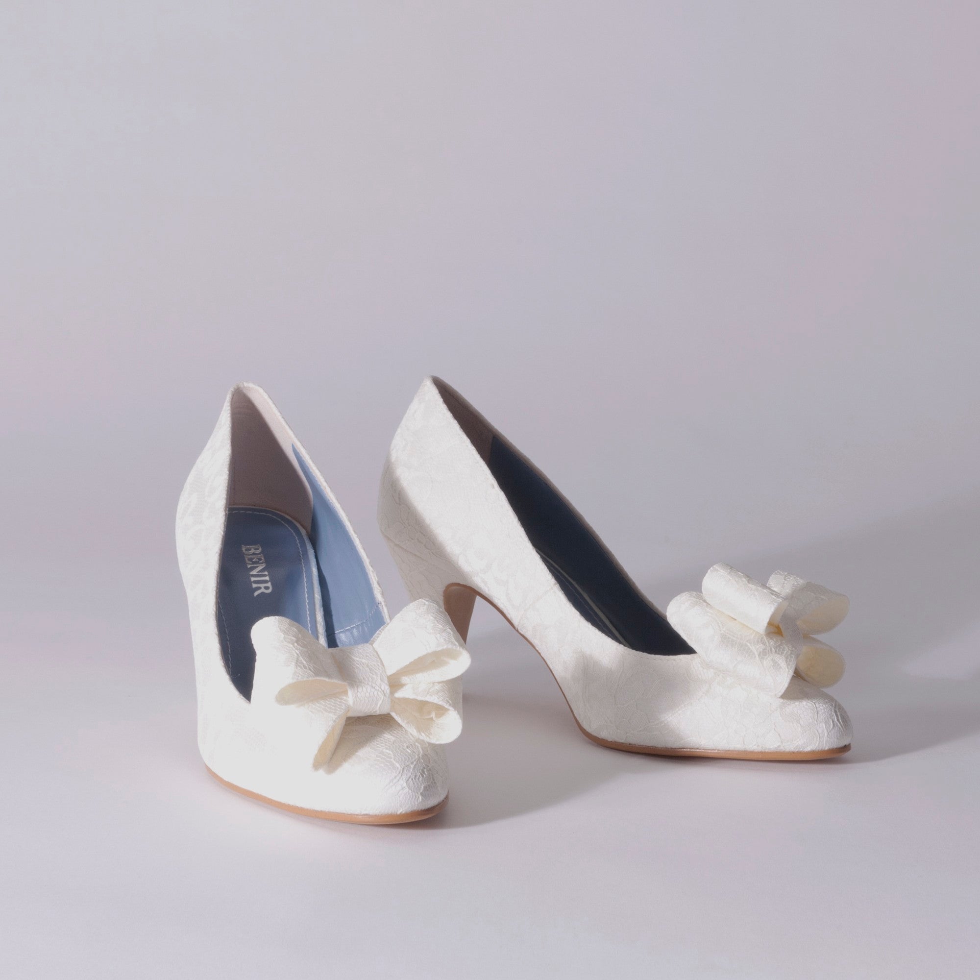 7cm Lace Close Toe / WH – BENIR