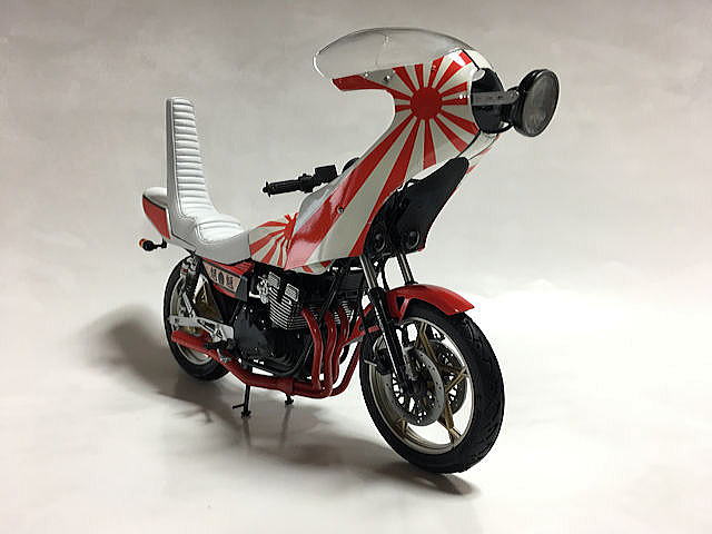 アオシマ 1／12 疾風伝説 特攻の拓 スズキ インパルス 一条武丸仕様