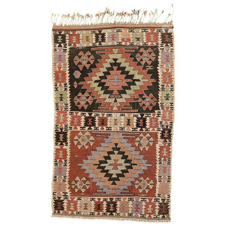 トルコのヴィンテージラグ -アナトリアキリム- | ボー・デコール