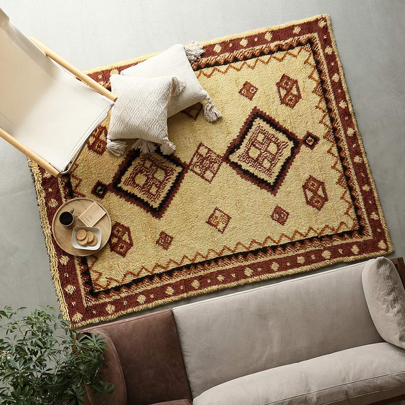 トライバルラグ[モロッカン] モロッコ産 / 1990年代 / OR534 | ボー