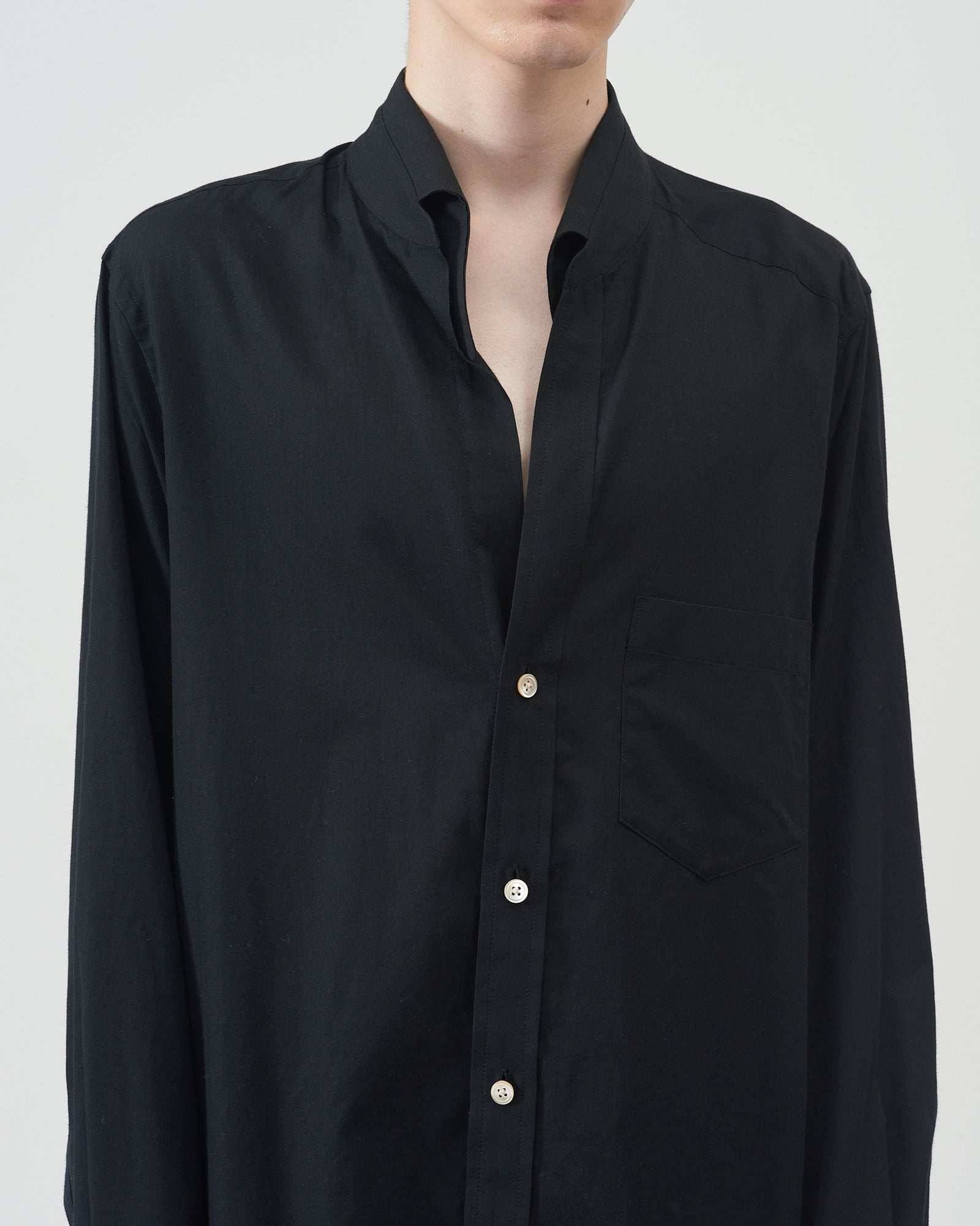 Revers Collar Shirts – Black｜BED j.w. FORD Official Website