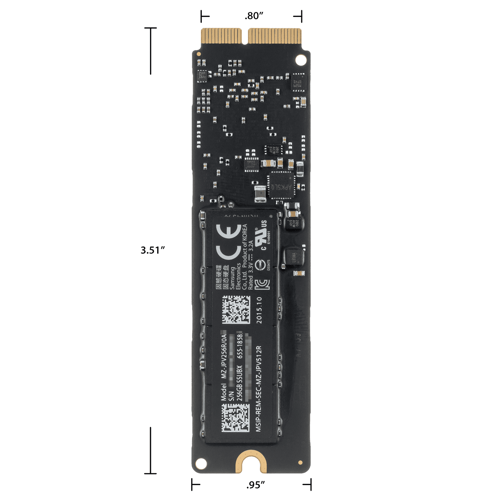 655-1959) 256GB SSD - Apple MacBook Pro Retina 13″ (Early 2015), 15″