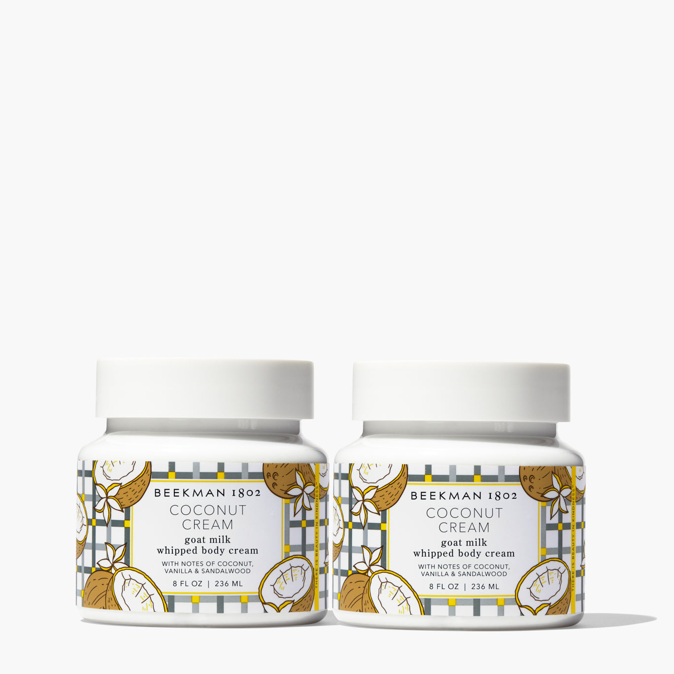 Coconut Cream Whipped Body Cream Set of 2