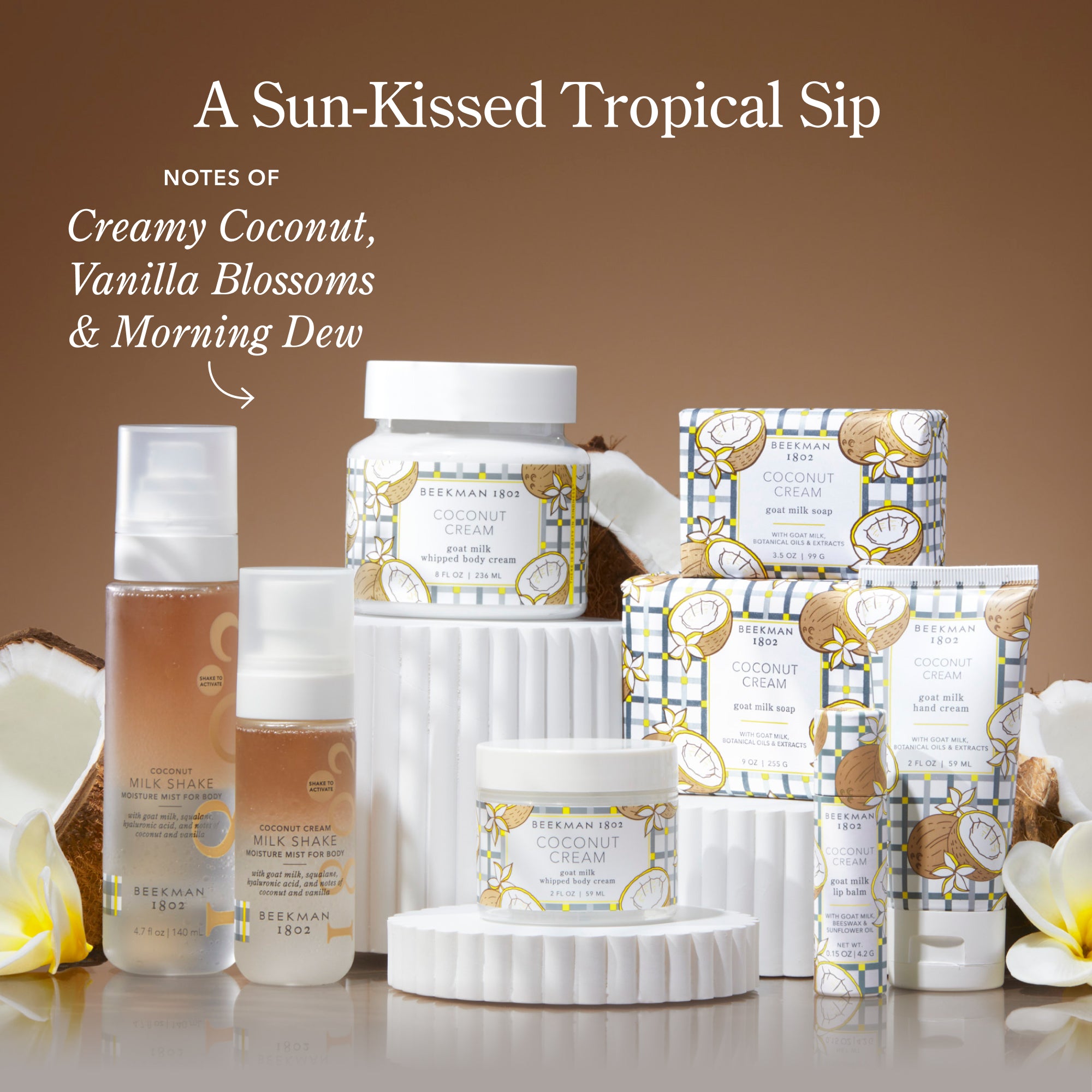 Holiday in Paradise Coconut Cream Bodycare Gift Set