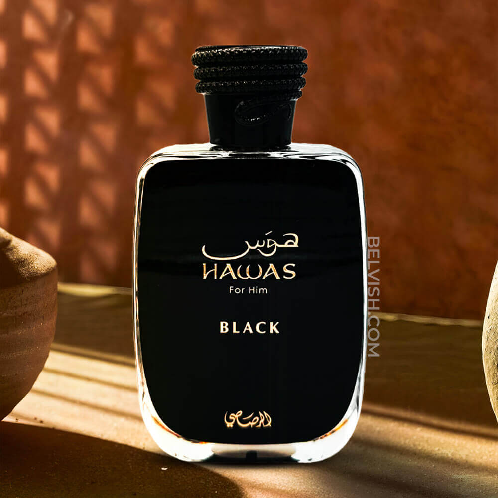 Buy Rasasi Hawas Black EDP for Men Online in India - Belvish