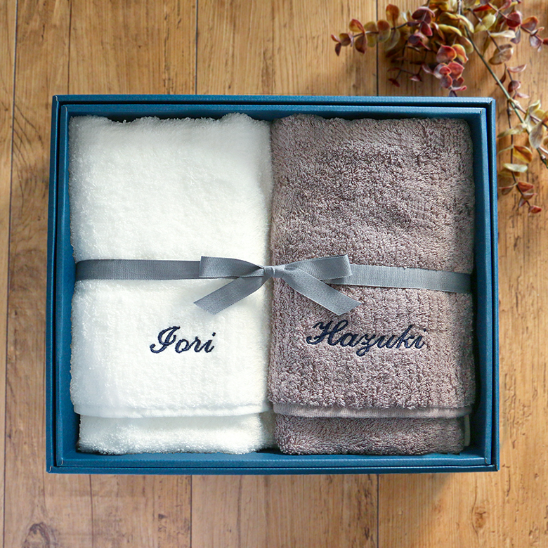 出産内祝い】名入れ今治タオルコンテックスプレミアム フェイスタオル
