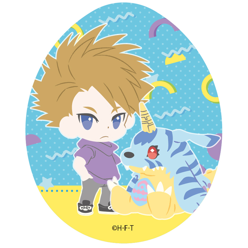 デジモンアドベンチャー』 トレーディングたまご型缶バッジ