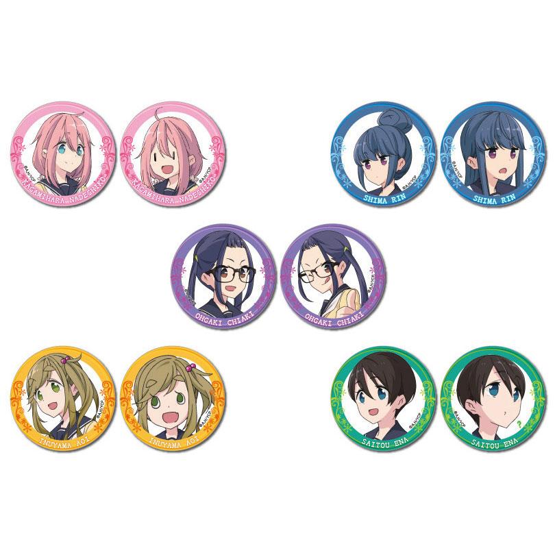 ゆるキャン』 『ゆるキャン△』缶バッジセット キャラクターグッズ