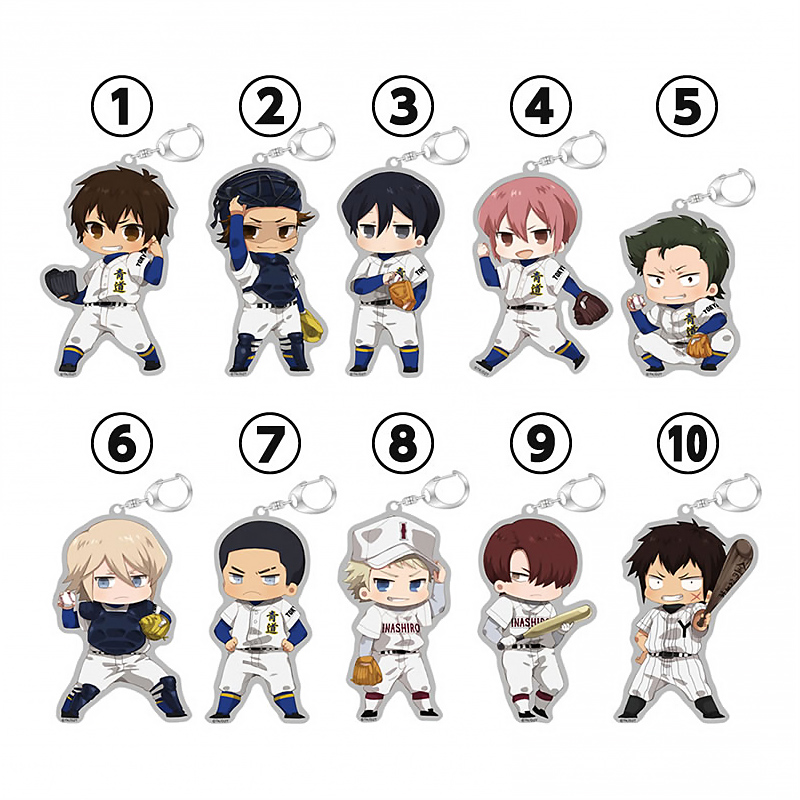 ダイヤのA actⅡ』 ダイカットアクリルキーホルダー キャラクター