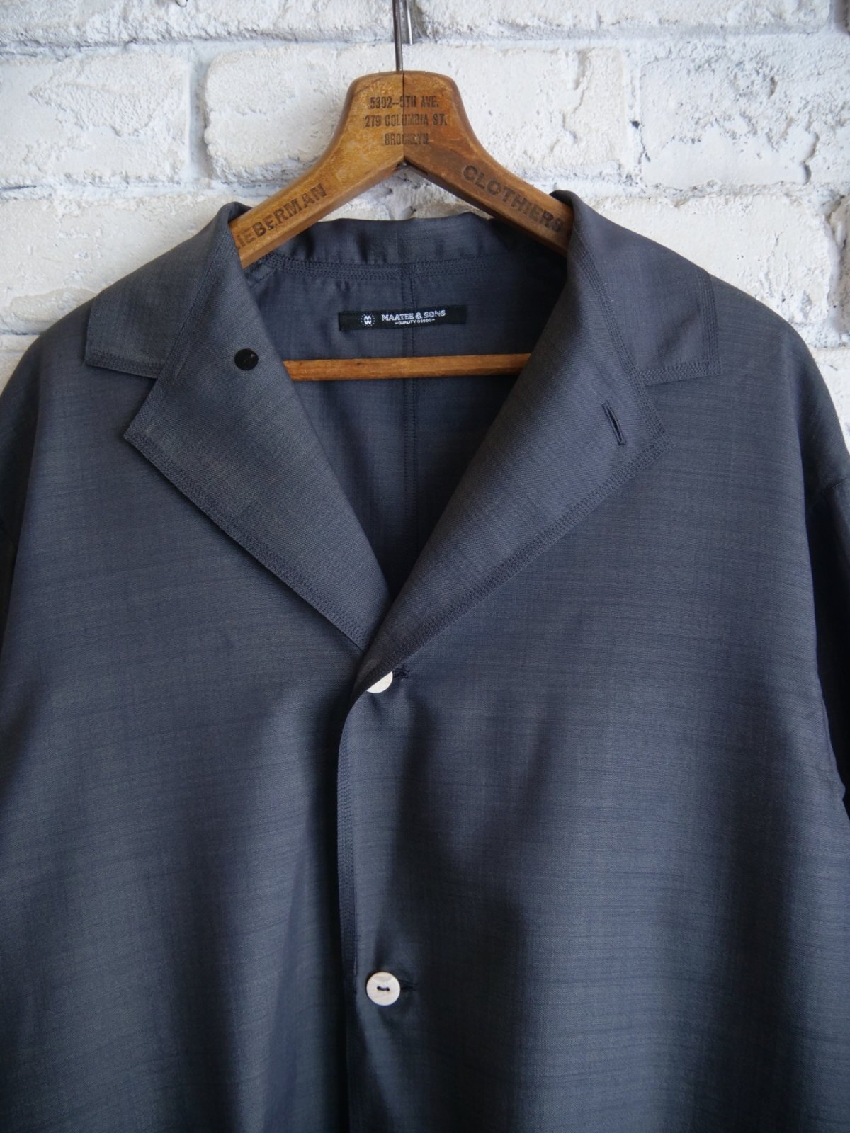 MAATEE&SONS 折って折って shirts JACKET マーティーアンドサンズ
