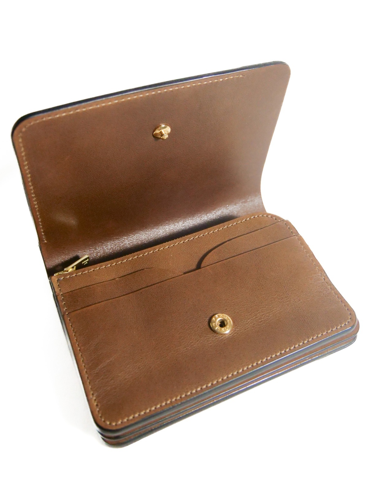 forme Short wallet Vachetta calf reverse × DOUBLE フォルメ