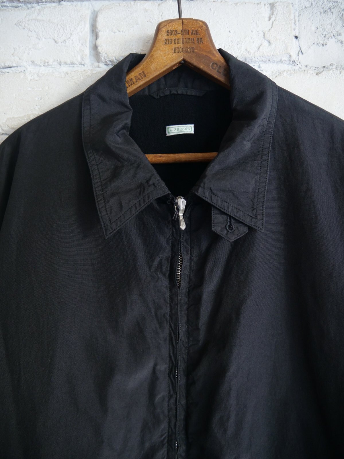 A.PRESSE Silk Taffeta Coach Jacket アプレッセ シルクタフタコーチ