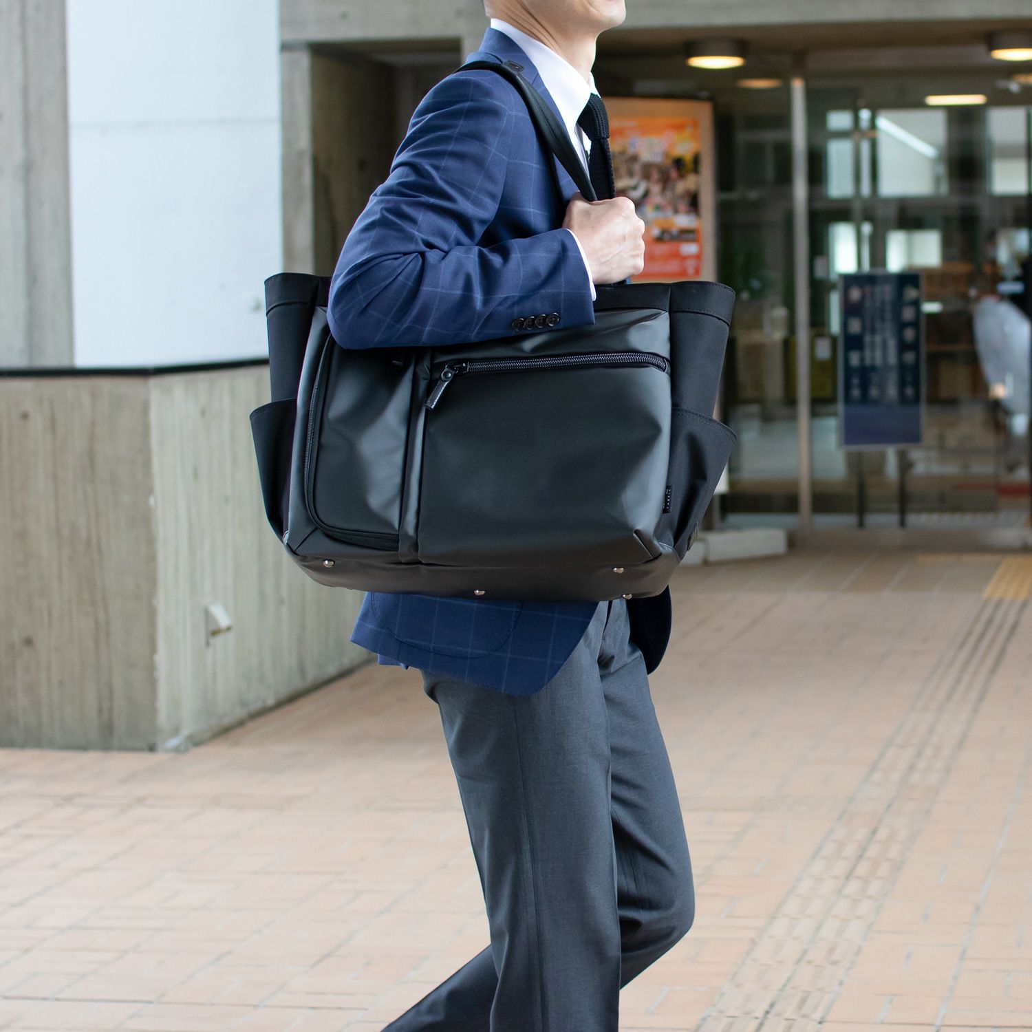 No.60384：横型トート【生産終了致しました】 | BERMAS OFFICIAL WEB SHOP