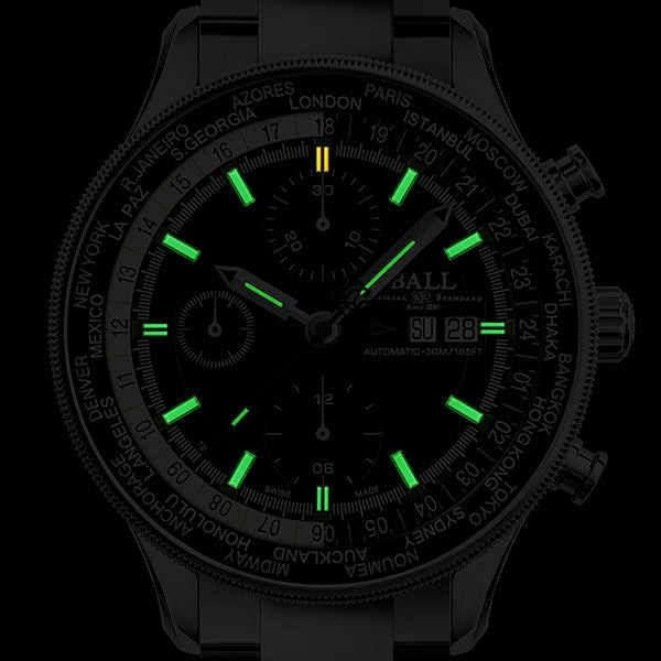 BALL WATCH NAVIGATOR WORLD TIME CHRONOGRAPH ボール ウォッチ