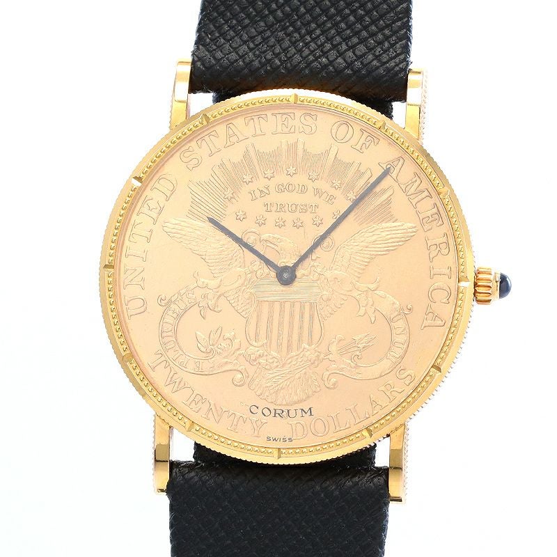 中古】CORUM COIN WATCH 1904 20 DOLLARS LIBERTY HEAD DOUBLE EAGLE