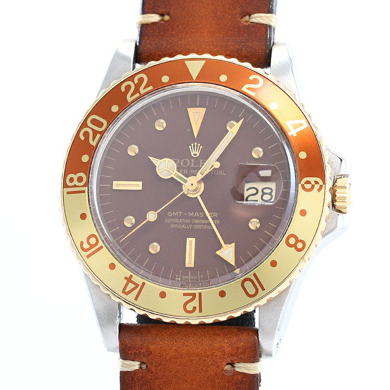 中古】ROLEX GMT-MASTER I MATTE BROWN NIPPLE DIAL ロレックス マット