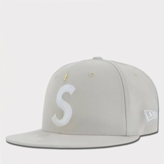 Supreme シュプリーム 2024SS Gold Cross S Logo New Era Cap ゴールド