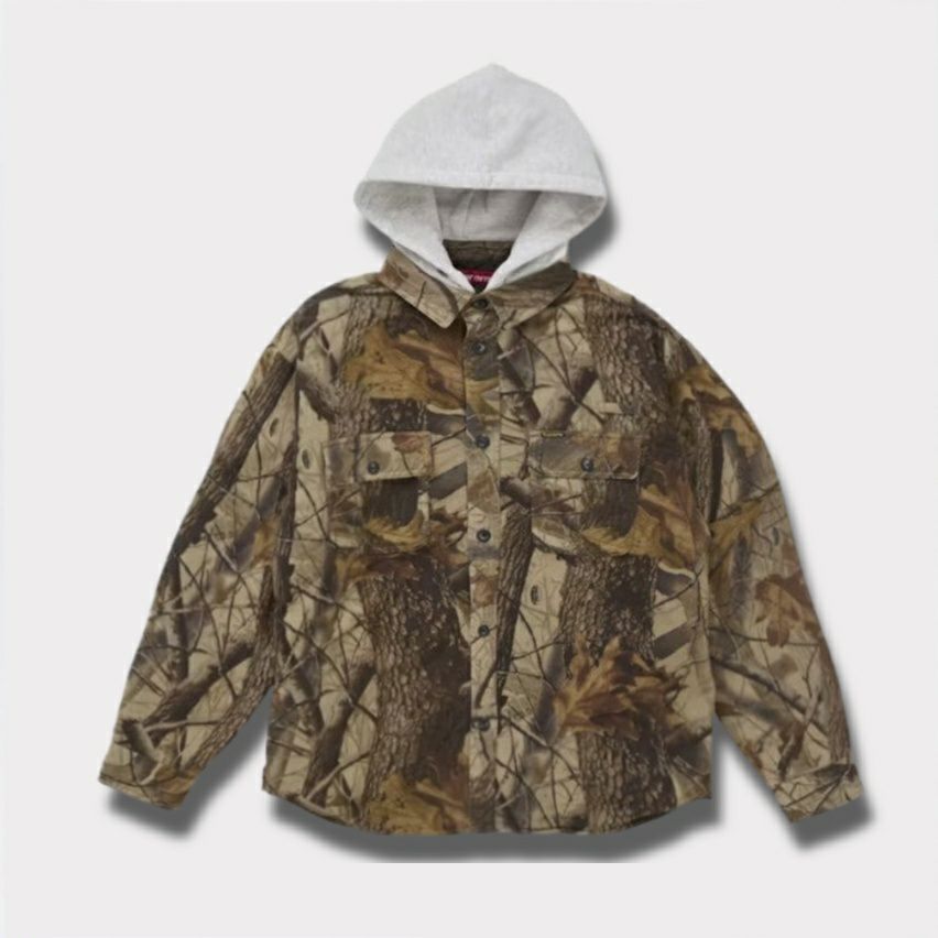 Supreme シュプリーム 2025SS Quilted Lined Hooded Flannel Shirt