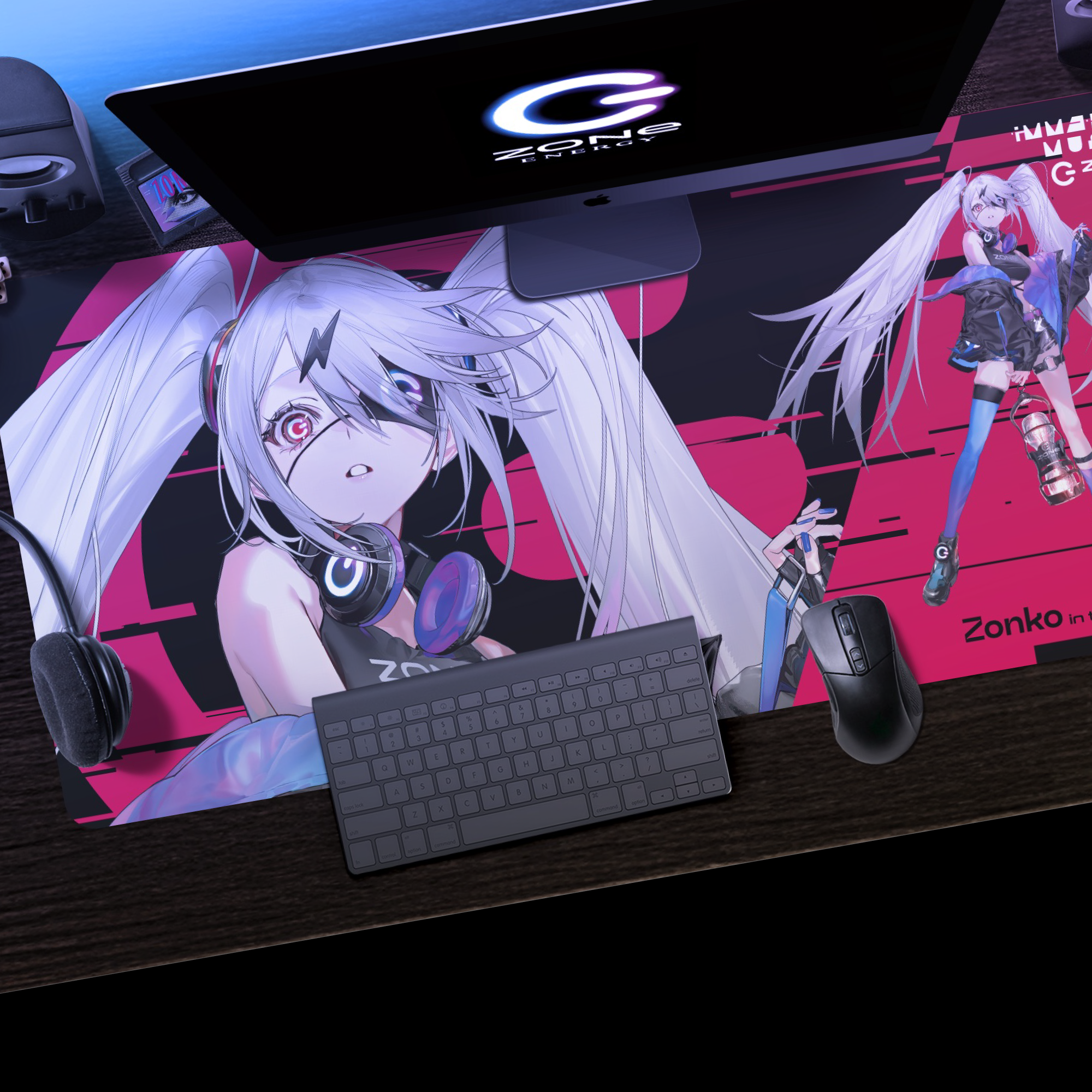 特大オリジナルデザインデスクマット + HYPER ZONe SET : Zonko Type-A