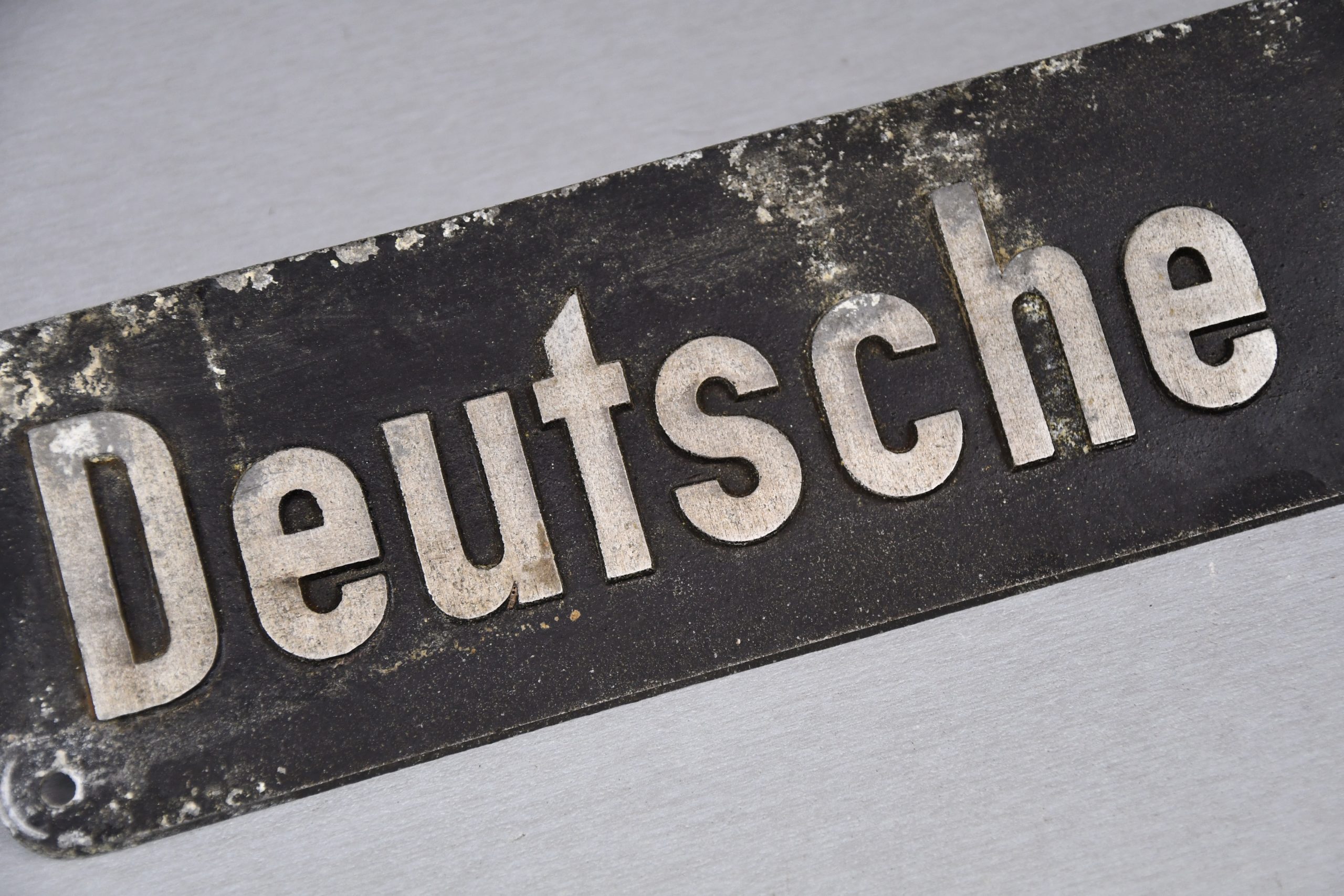 RARE Deutsche Reichsbahn designation sign 60 x 10 – Bevo Militaria