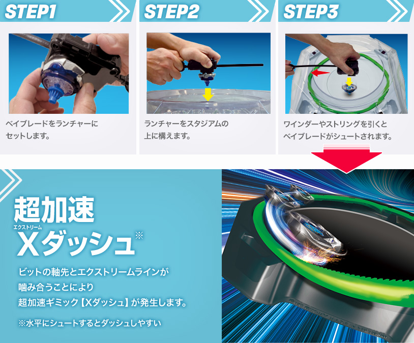 はじめての方へ｜BEYBLADE X タカラトミー商品ページ