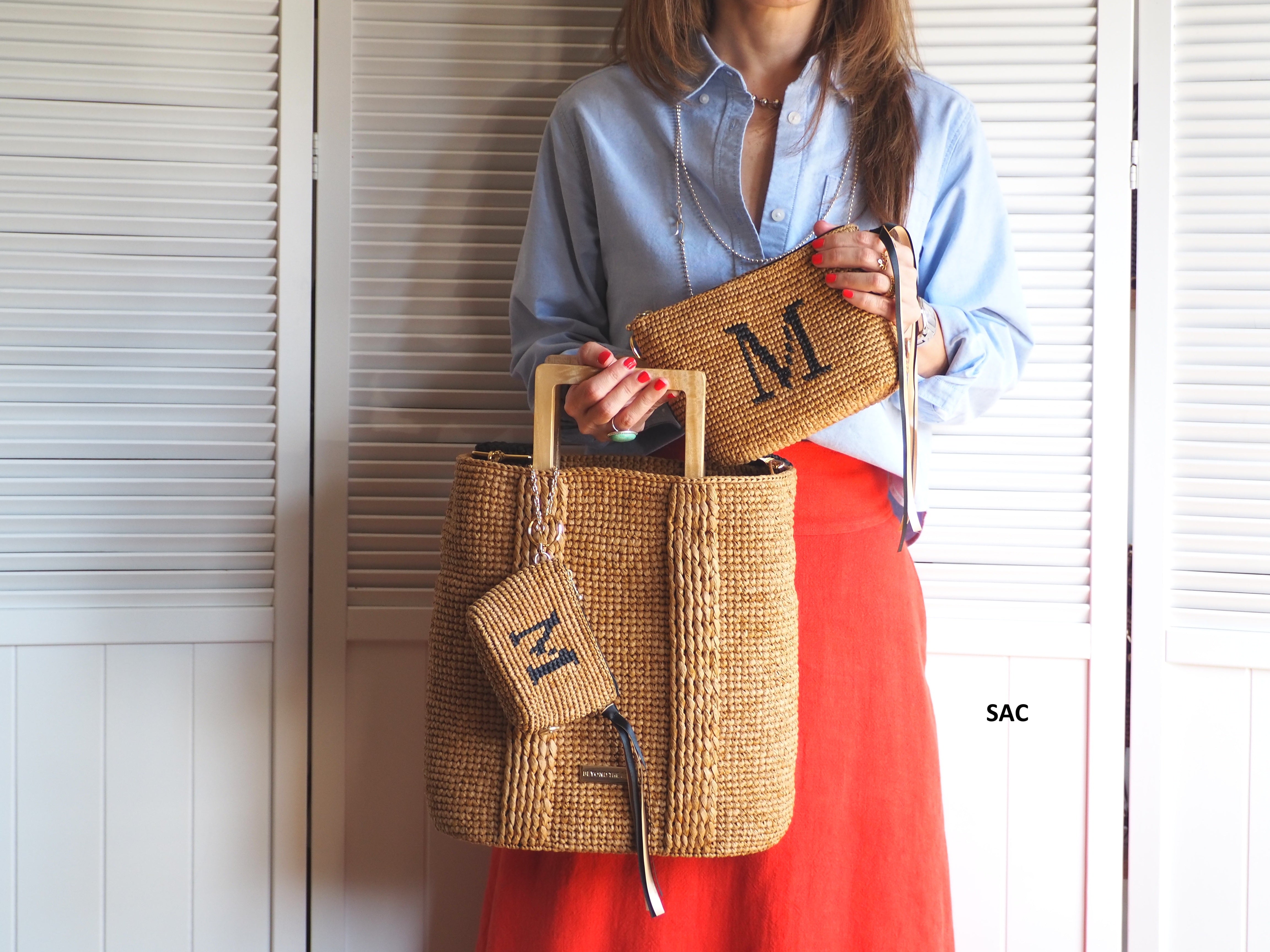 【かぎ針キット】イニシャルポーチ 親子セット – BEYOND THE REEF