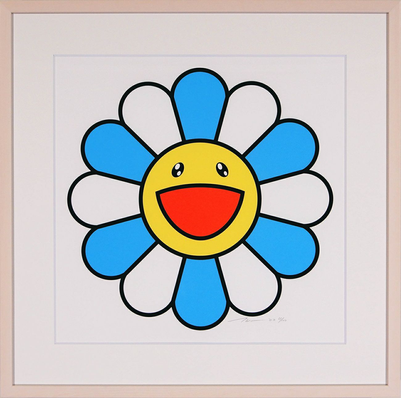 マルチカラーダブルフェイス・ブラック」村上隆｜美術品・絵画販売