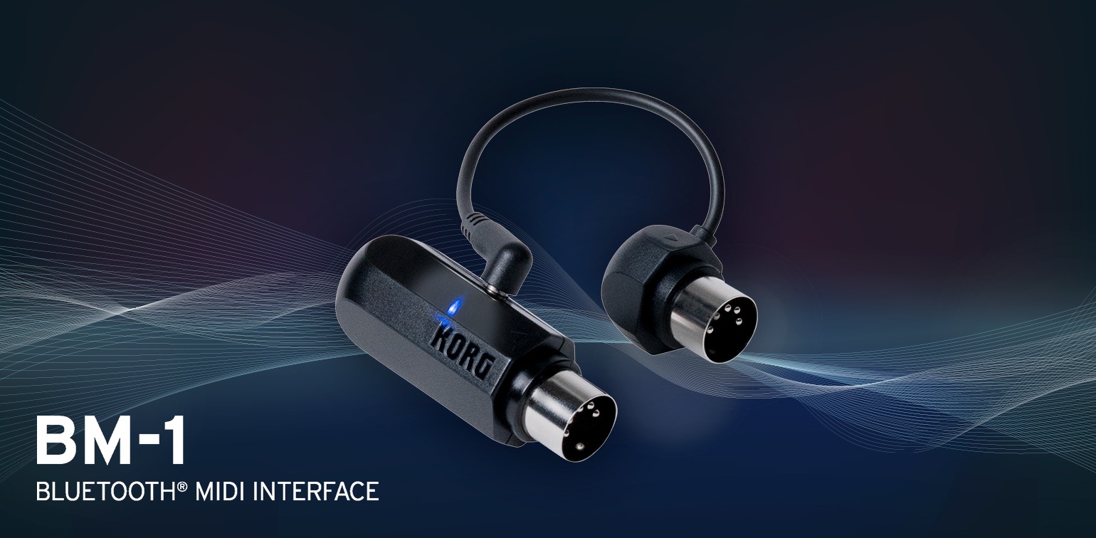 KORG BM-1発売！MIDI機器をワイヤレス化する8,800円のBluetooth