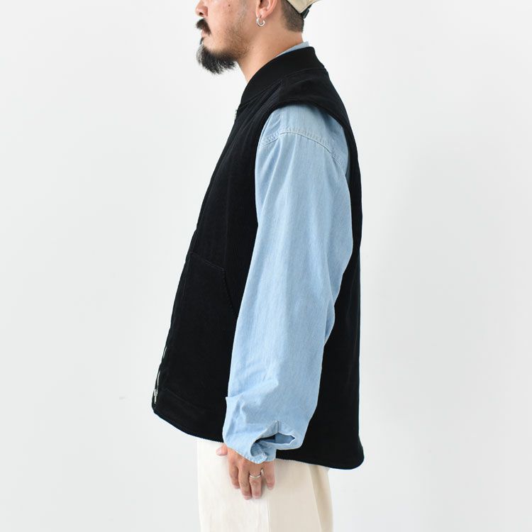 SALE 20％OFF】ORGANIC COTTON CORDUROY WORKERS VEST オーガニック