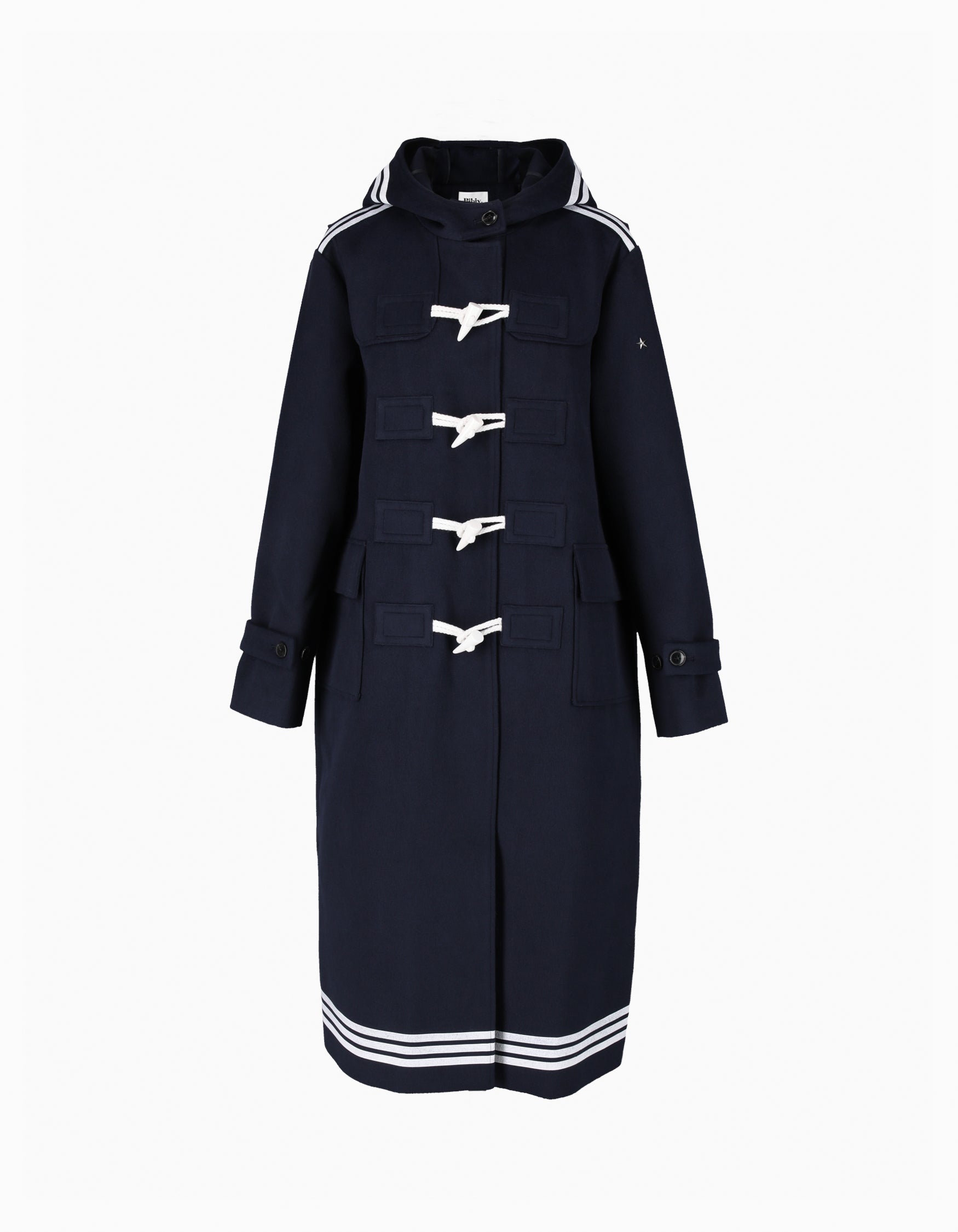 BIBIY. MADE | CHARLENE DUFFLE COAT NAVY｜Bibiy.