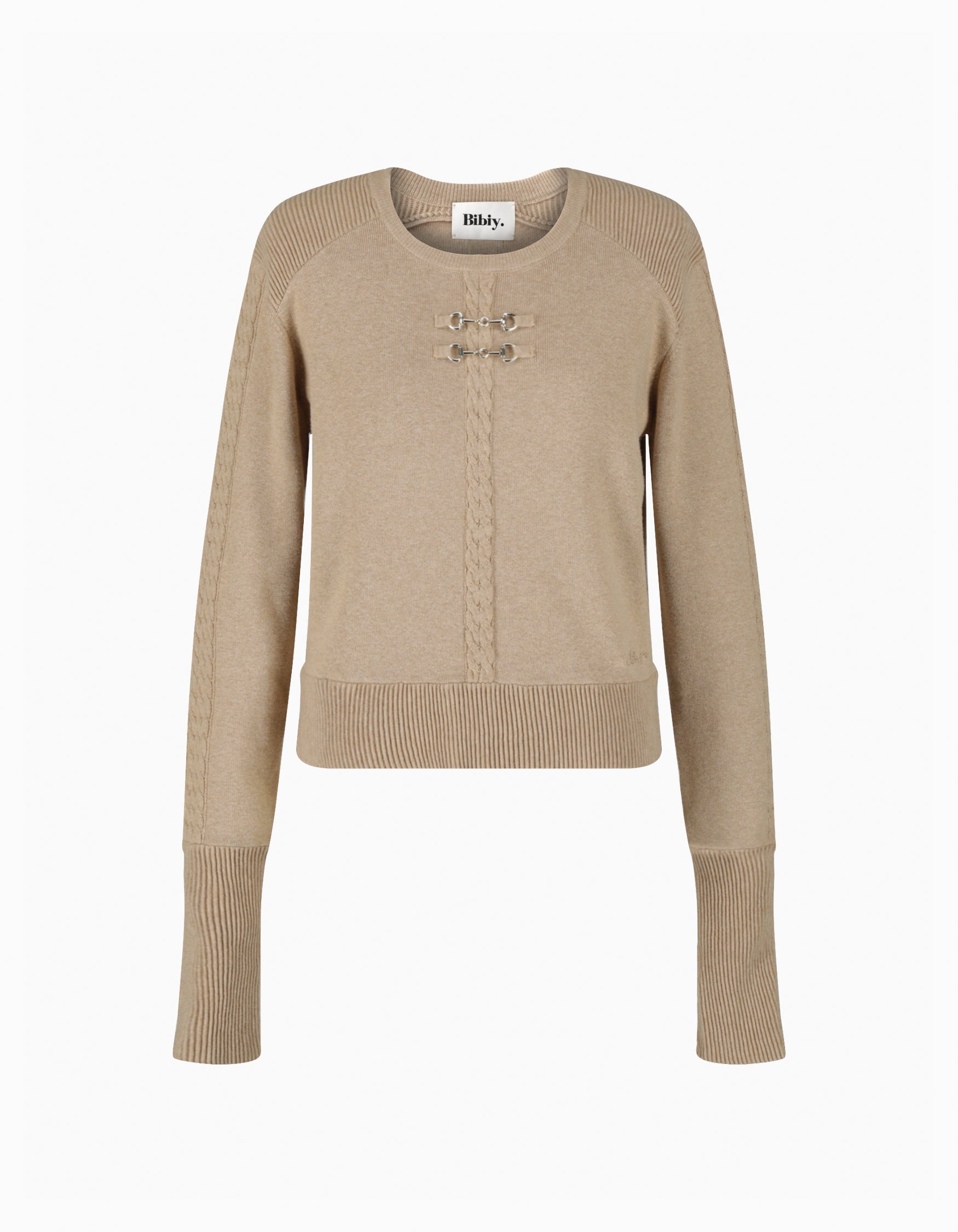 BIBIY. MADE | LINA CASHMERE KNIT BEIGE｜Bibiy.