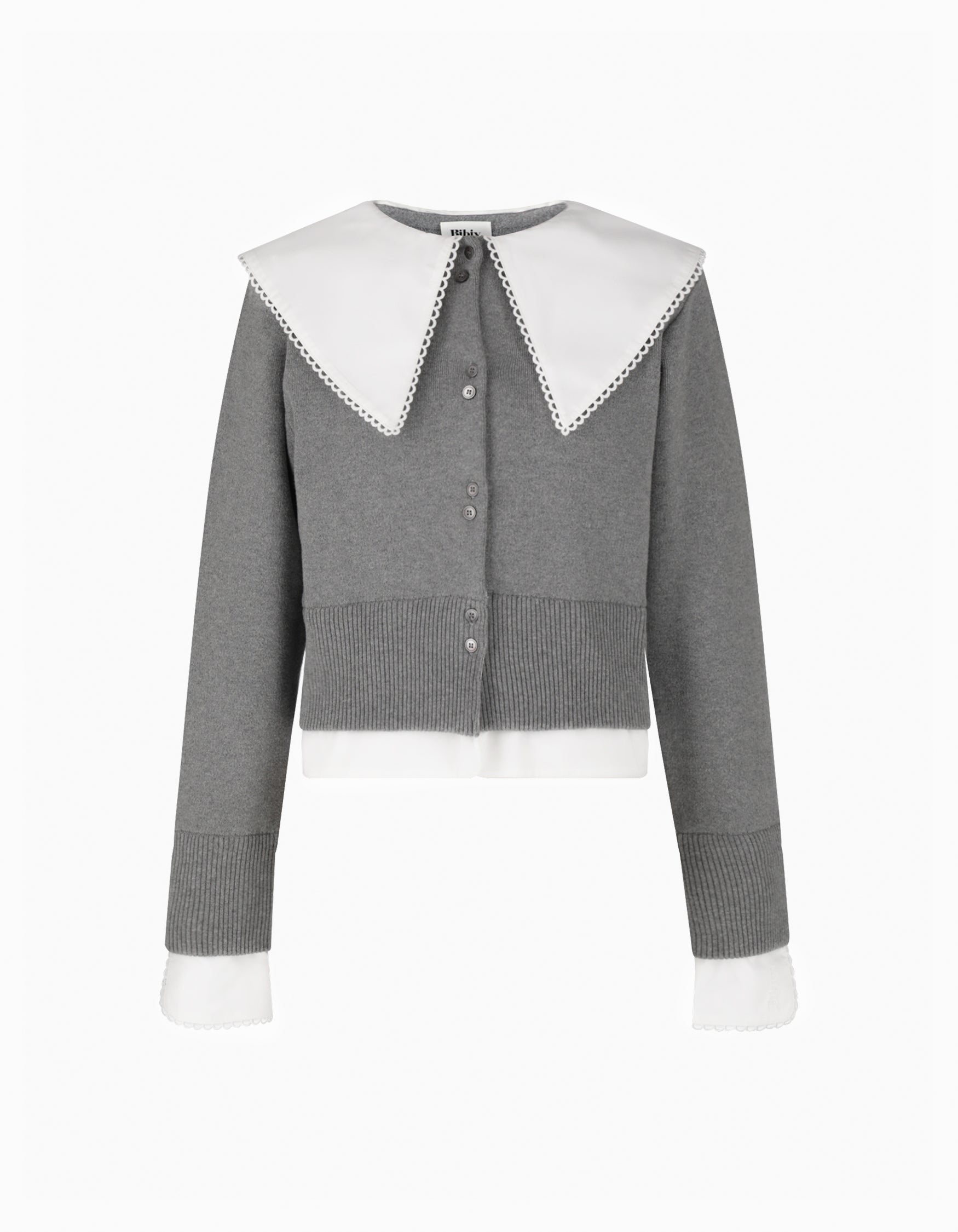 BIBIY. MADE | PATTY PILGRIM TOP GRAY｜Bibiy.
