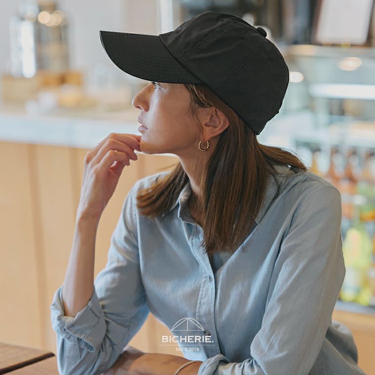 100%完全遮光 日本製 美シェリ 8パネル キャップ 帽子 クールマックス