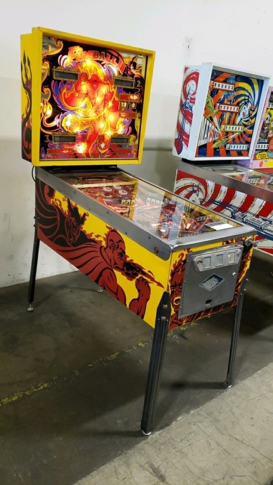 FIREBALL II PINBALL MACHINE CLASSIC BELL GAMES 1981