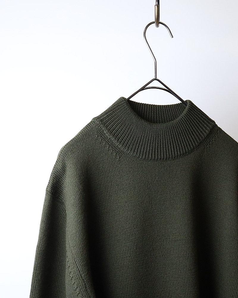 ムーンキャッスル MOONCASTLE/ヘビーウェイト メリノ ウール モック