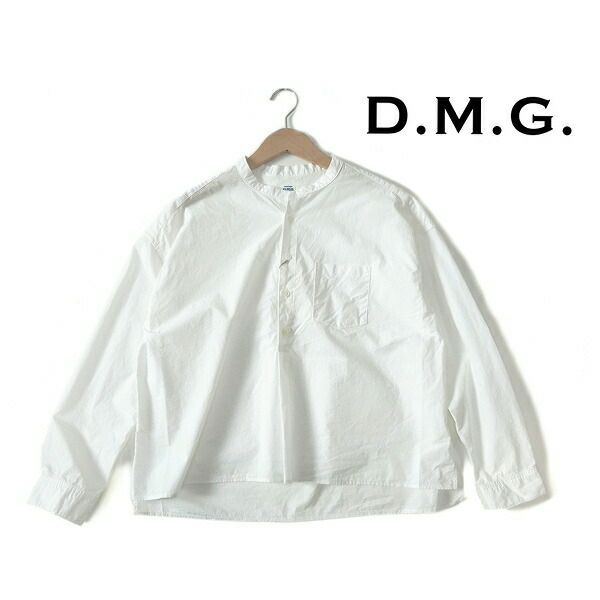 ディーエムジー D.M.G. / タイプライタースタンドカラーシャツ 16
