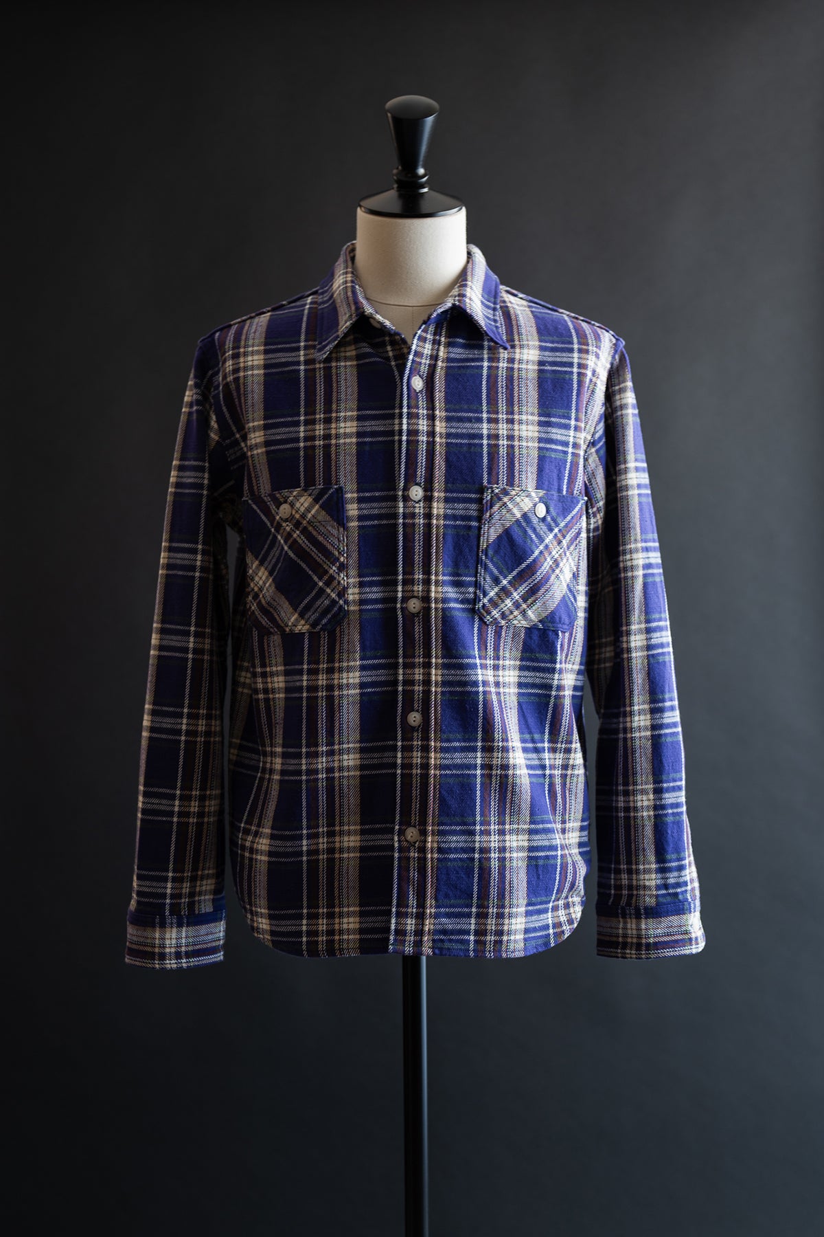 MS022D (35) HEAVY COTTON FLANNEL SHIRT Slim – BIG JOHN【公式